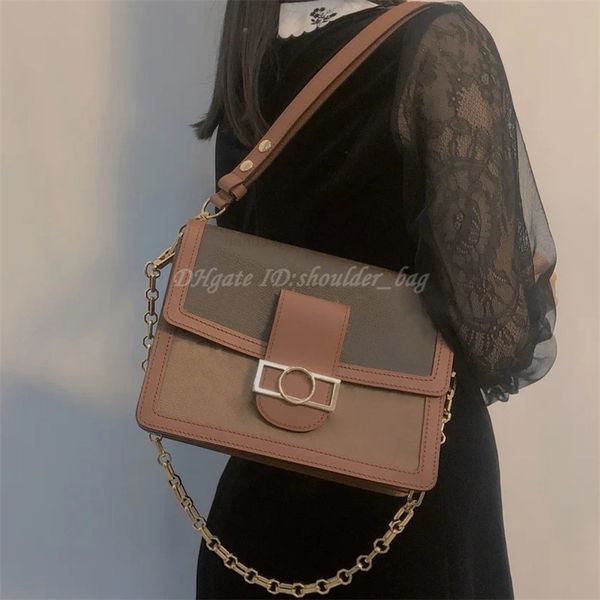 

lady fashion shoulder chain crossbody flap bag hasp square fanny wallets handbags tote purses wallet totes backpack women luxurys designers, Red;black