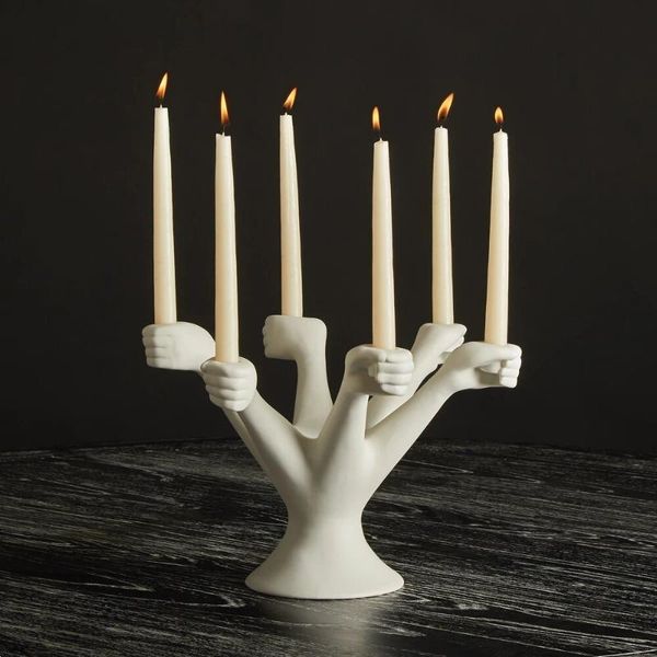 

candle holders ceramic luxury european candlestick decoration vintage decor wedding table wohnung dekoration bj50zt
