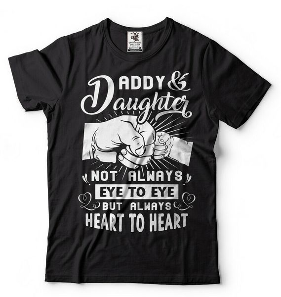 

dad daughter mens t-shirt fathers day gift mens shirt dad of daughter tee shirt, White;black