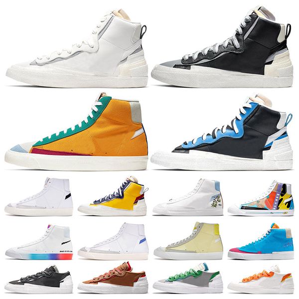 

casual shoes blazer mid 77 men casual shoes women sneakers vintage white black indigo have a good game wolf grey university blue varsity red