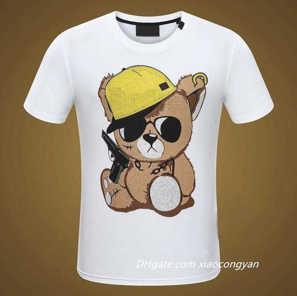 

2021 new summer cotton tshirt floral snake embroidery fashion short sleeve t shirt men brand t-shirt men luxury homme #6610 t-shirt, White;black
