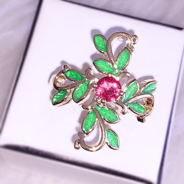 

cluster rings fashion branches tree leaves ring unique elegant lady romantic luxury jewelry send friends exquisite gifts, Golden;silver