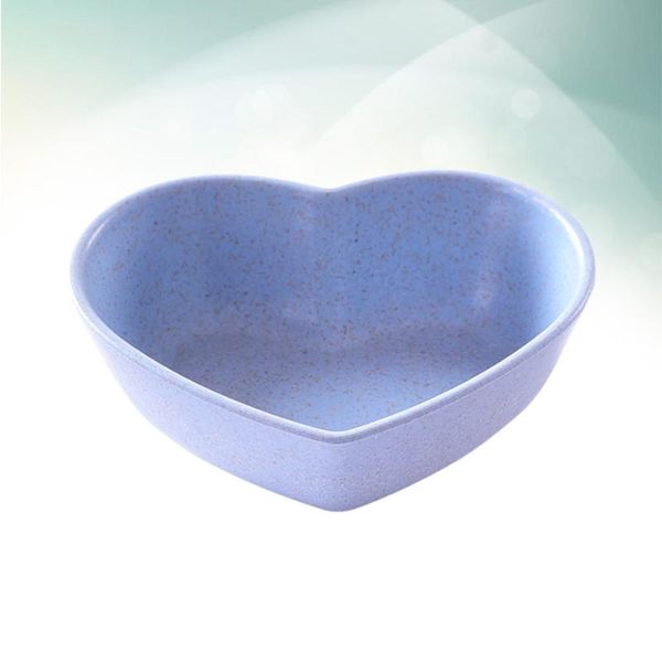 

dishes & plates 4pcs sauce heart shape dipping bowls wheat straw soy mini dinnerware plate condiment dish for paste ja