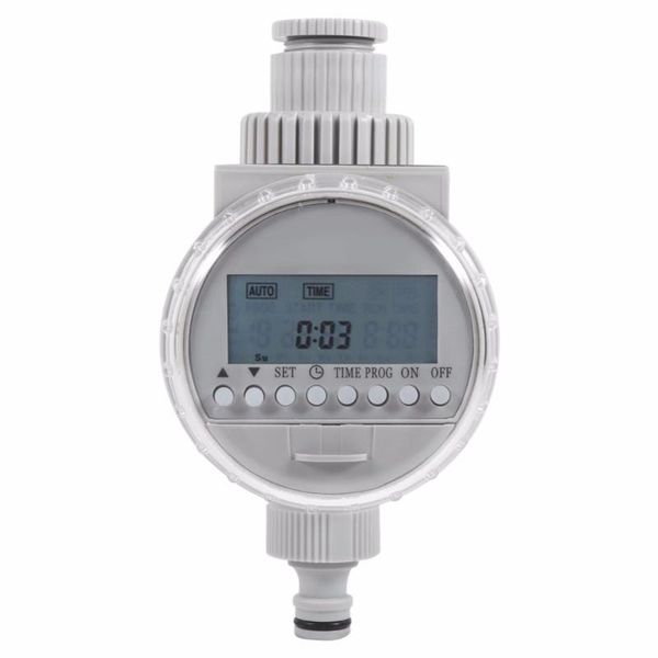 

solar power home electronic garden water timer auto saving irrigation controller lcd digital watering equipments
