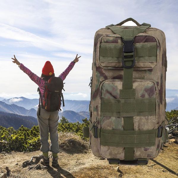 Bolsas ao ar livre mochilas militares 800d Nylon impermeável Backpack Tactical 3p Softback Sports Camping Hunting Mountainering Bag