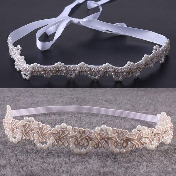 

caps & hats born baby pearl flower headband girl hair accessories pography props, Yellow