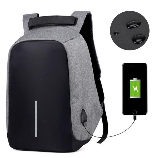 

backpack waterproof backpacks teenager anti-theft men's usb socket student 15.6 inch lapschoolbags business travel mochila