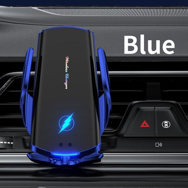 

cell phone mounts & holders 15w wireless car charger automatic clamping fast charging holder mount for 11 huawei smart phones