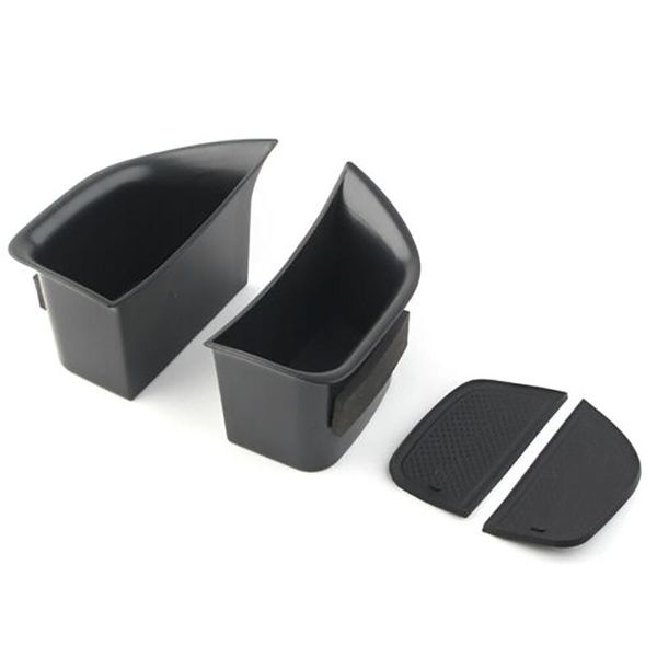 

2pcs armrest storage box black car for continental 2021-2021 holder organizer
