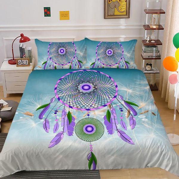 

lmbedding king bedding set dream catcher double duvet cover  full single home use unique design bed sheet sets