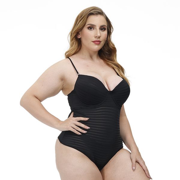 

selling large underwear set perspective mh onepiece hollowed out pajama, Red;black