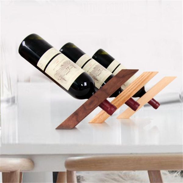 

drinking straws balance fulcrum wooden wine bottle holders creative practical living room decorative cabinet red display storage racks