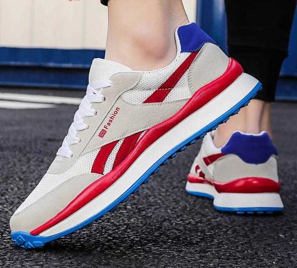 

2021 wholesale all-match breathable fashion brand-name shoes sports three-color men's light running