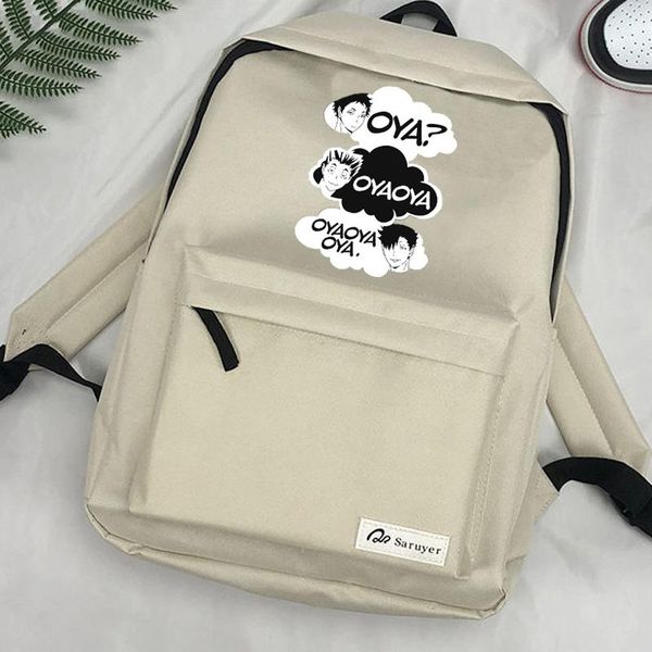 

backpack haikyuu bags school travel designer 2021 mujer ladies bolso women