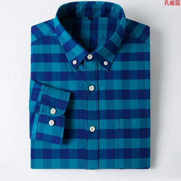 

men's casual shirts 2021 fashion men long sleeve turn-down collar camisa,plaid printed autumn wear pure cotton chemise homme, White;black