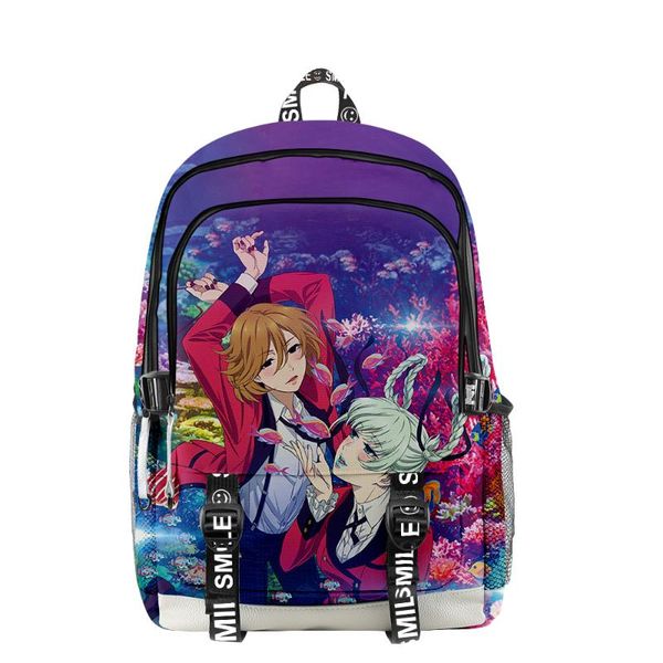 

backpack kakegurui yumeko meari saotome men women fabric oxford school bag fashion style teenager girl child travel