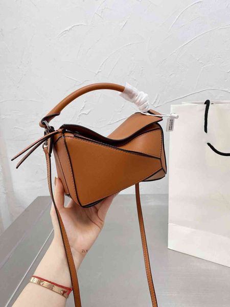 

luo mini puzzle geometric bag small cute gate hand zly bags