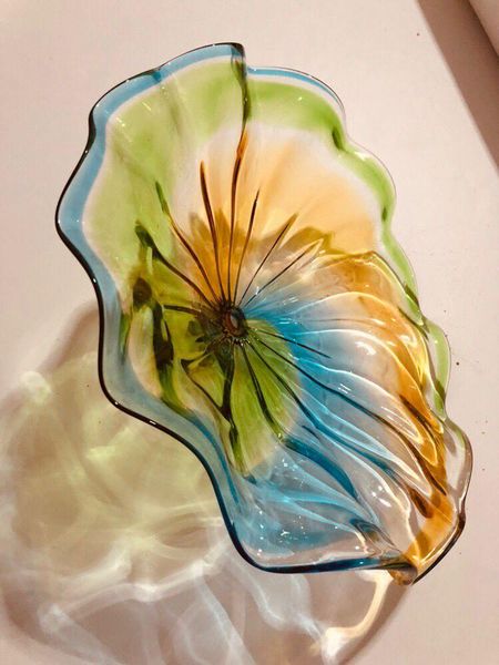 

wall lamp handmade wedding decorative glass plate for walls creative art