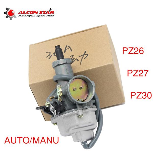 

alconstar keihin motorcycle pz26 pz27 pz30 auto manu for 125cc 150cc 200cc cg125 cg150 cg200 karting single-cylinder riding type fuel system