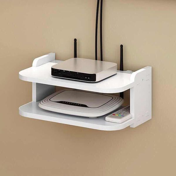 

hooks & rails wall mount storage tv box router shelf screen set-bracket holder computer monitor deskstand