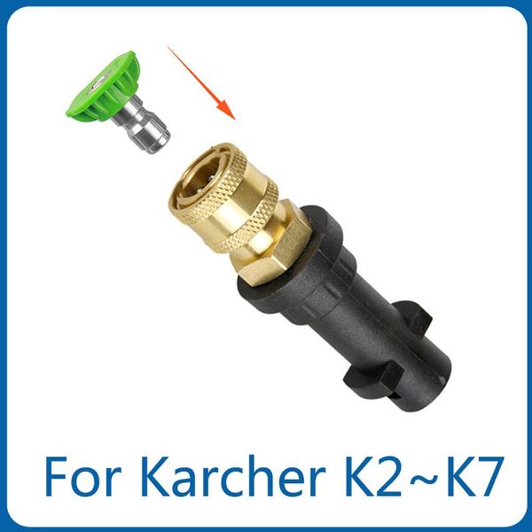 

water gun & snow foam lance for karcher k2 k3 k4 k5 k6 k7 1800psi electric high pressure washer spray saving washing machine fan nozzles