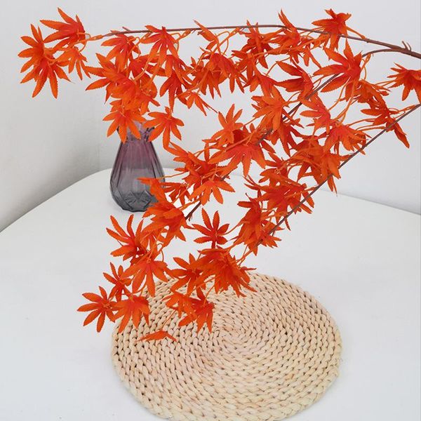 

5pcs artificial plants for flower arrangements wedding background home decoration accessories fake tree leaves decorative flowers & wreaths