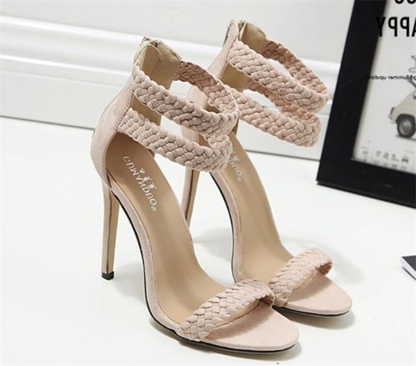 

sandal woman high heels season, Black