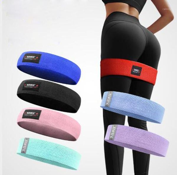 Fasce di resistenza Hip Loop Fitness Squat Latex Yoga Cintura elasticizzata Sport indoor Jump Training Leg Bouncing Train