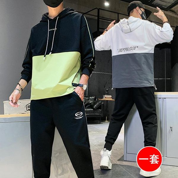 

men's tracksuits men fashion zipper long sleeve jacket pants set male tracksuit sport suit gyms casual streetwear man clothing, Gray