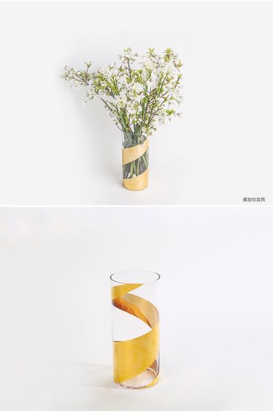 

vases modern art phnom penh vase fashionable gold-plated crystal glass