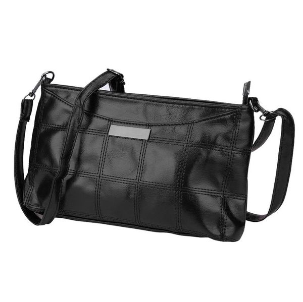 

outdoor bags women's handbag casual female designer bag leather plaid messenger shoulder solid color small square