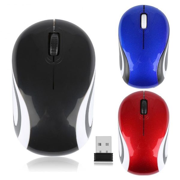 

mice 1pcs 6 colors mouse gaming 2.4ghz wireless usb receiver pro gamer for pc lapdeskcomputer