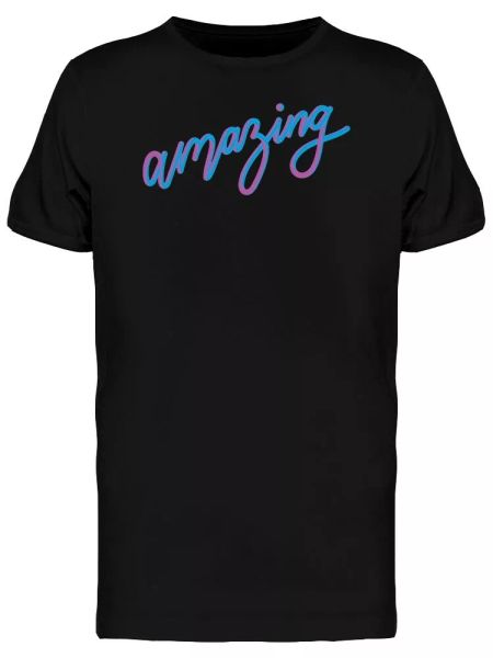 

fancy amazing blue graphic men's tee -image by shutterstock, White;black