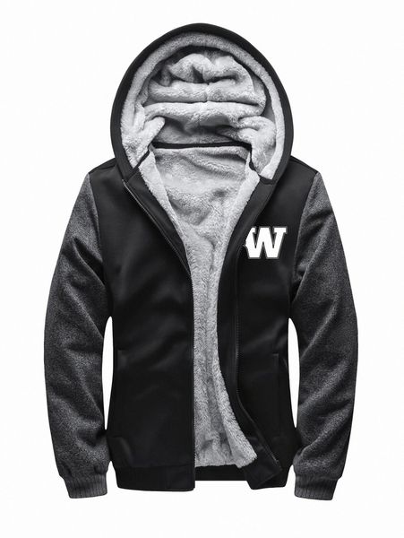 

men letter graphic teddy lined hooded jacket h2y9#, Black;brown