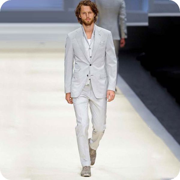 

men's suits & blazers new arrival grey men for wedding with pants man blazer jacket prom wear slim fit groom tuxedo 2piece al, White;black