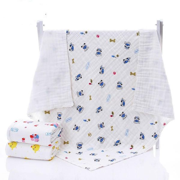 

towel baby children's home textile factory direct cotton six-layer gauze bath infant child is square special offer