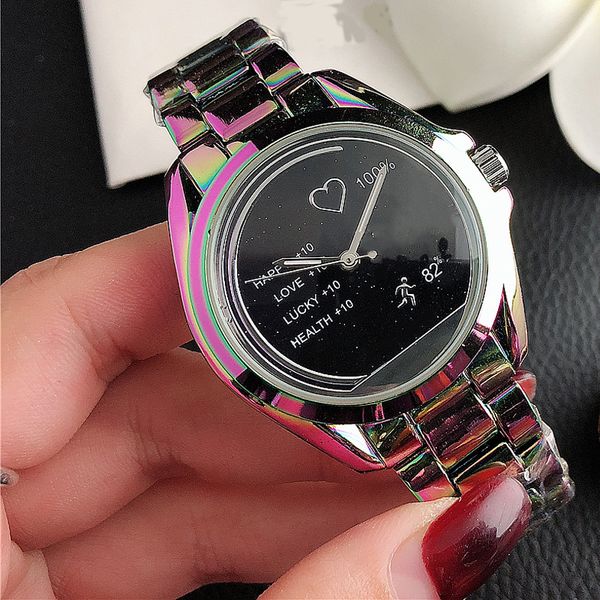 

brand new colorful gradient classic youth fashion watch waterproof 10m zircon watch