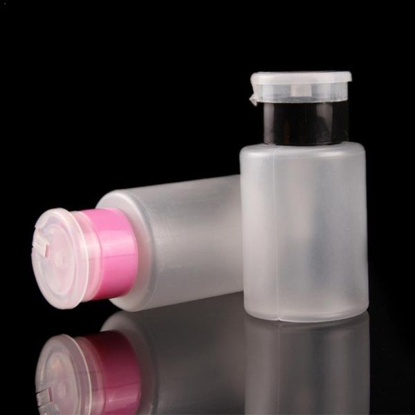 

nail art refillable bottles mini pomp acryl gel polish bottle remover fles druk cleaner m03465 liquid conta s5g7 storage & jars