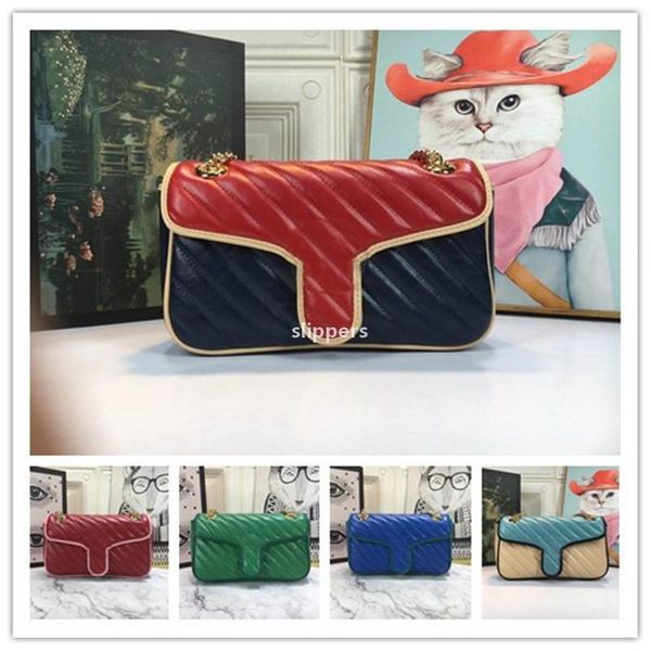 

designer luxury marmont leather shoulder bag 443497 quilting small women 's cipria matelasse bag size:26x15.6x6cm
