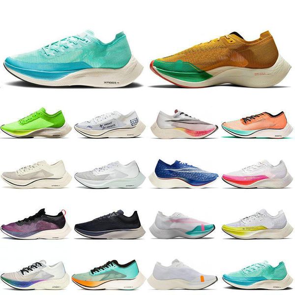 

zoomx aurora green vaporfly next% 2 running shoes mens womens black white metallic sliver og glacier hyper jade ekiden sail sports sneakers