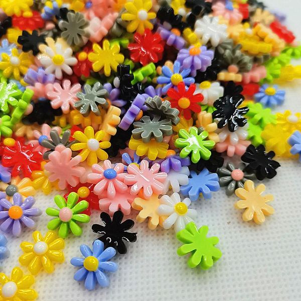 

craft tools 100pcs 12mm mix resin flowers decoration crafts flatback cabochon for scrapbooking diy accessories