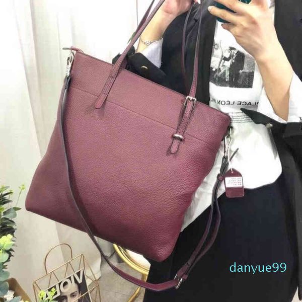 

designer sleather tote large capacity shoulder women messenger multi-compartment first layer cowhide shopping new 2021luxury bag