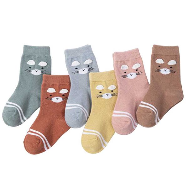 

socks cartoon cat baby for 0-1years old girls and boys, Pink;yellow