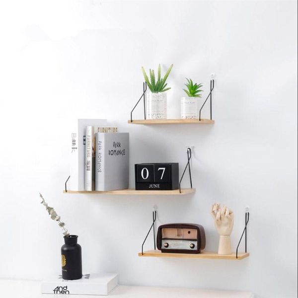 

nordic wall decoration storage rack retro natural wood debris home crafts vase delivery other decor