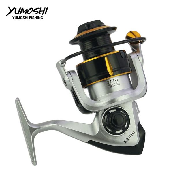 

fishing reel super strong cnn metal handle carp reels 14bb 2000-7000 series spinning yumoshi brand baitcasting
