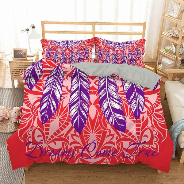 

bedding sets 3d dream come ture printed set creative duvet cover 2/3pcs twin  king double comforter home textiles bedclothes