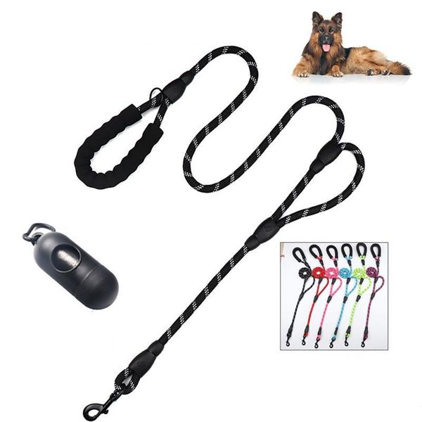 

cat costumes 1pcs dog leash reflective nylon double handles pet walking training running walk safety at night