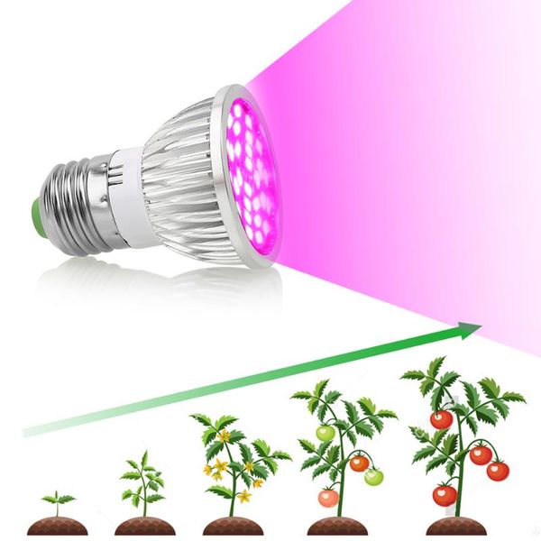 

e27 plant growing light full spectrum plants flower nursery lamps for indoor room seeding hydroponic greenhouse grow lights