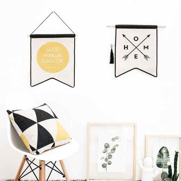 

tapestries nordic modern tapestry simple print korea geometry aesthetic painting adornos para cuarto wall hanging decor de50gt