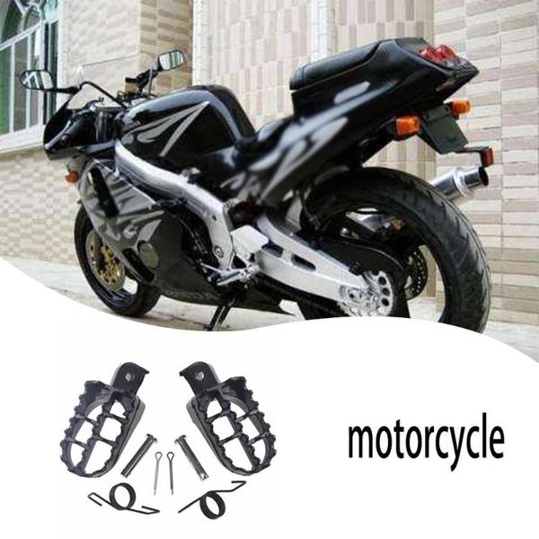 

pair of foot pegs rests footpegs off-road motorcycle pedals iron for pw50 pw80 tw200 pw 50 80 tw 200 dirt bike